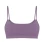 Seamless ribbed bra Plum